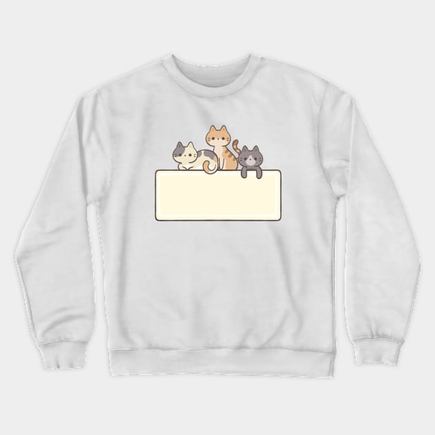 Cat Miaw Crewneck Sweatshirt by osmansargin